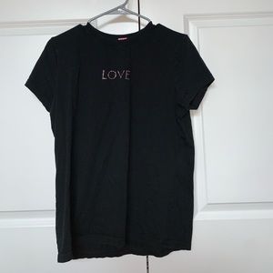 black LOVE tshirt